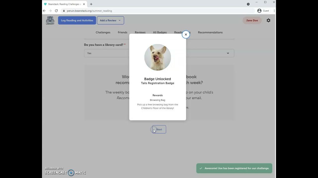 Beanstack Tutorial Adding linked accounts (website) YouTube