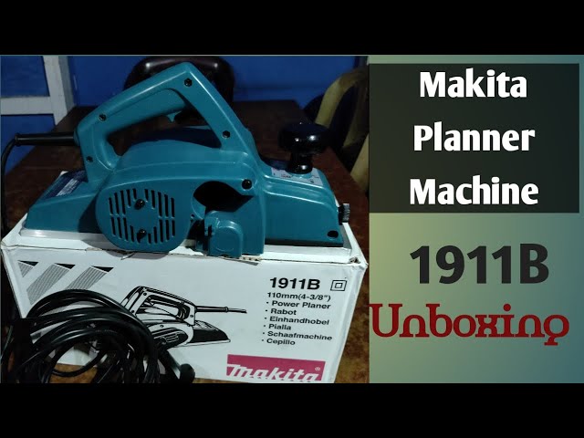 ambulance assistent aflevere Unboxing, Makita 1911B Wood Planner Machine. - YouTube