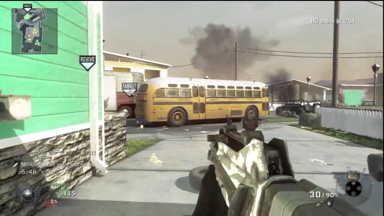 FAMAS Nuketown gameplay! 2 CHOPPER GUNNERS 1 GUNSHIP - 