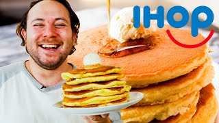 Remaking The Perfect Copycat IHOP Buttermilk Pancakes | Delish screenshot 2