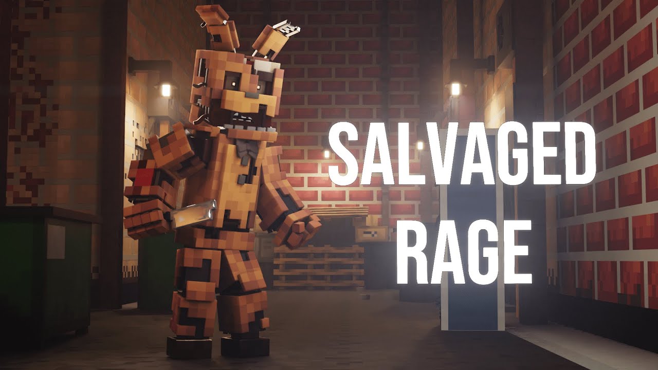 "Salvaged Rage" | FNAF Minecraft Music Video (Song by TryHardNinja) [Insanity Part 3]