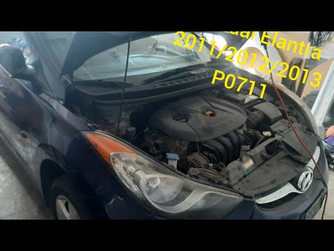 Hyundai Elantra 2011/2012/2013/2014 ....P0711 Transmission Fluid temperature sensor Replaced.
