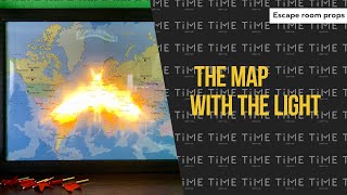 The map with the light. Asylum. Props for the escape room screenshot 5