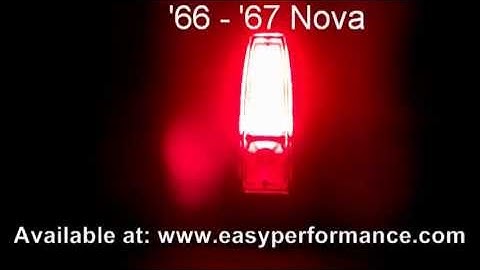 1966 - 1967 Chevy II - Nova LED Sequential Tail Lights by Easy Performance Products