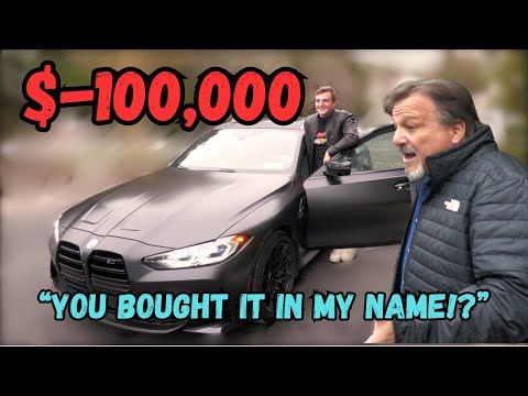 How NOT To Buy A $100k Car! Sorry Dad...