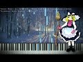 [Piano Cover] Touhou 16 - "Illusionary White Traveler"