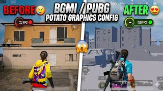 BGMI Lag Fix potato graphics config 🔥 144P Resolution 😱+ 100% Lag Fix | Smooth Gameplay 🥔 screenshot 1