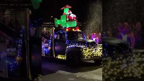 Centralia lighted tractor parade second half
