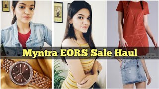 Myntra EORS Sale Haul | Watch, Dresses, jackets,skirts all under 800 Rs