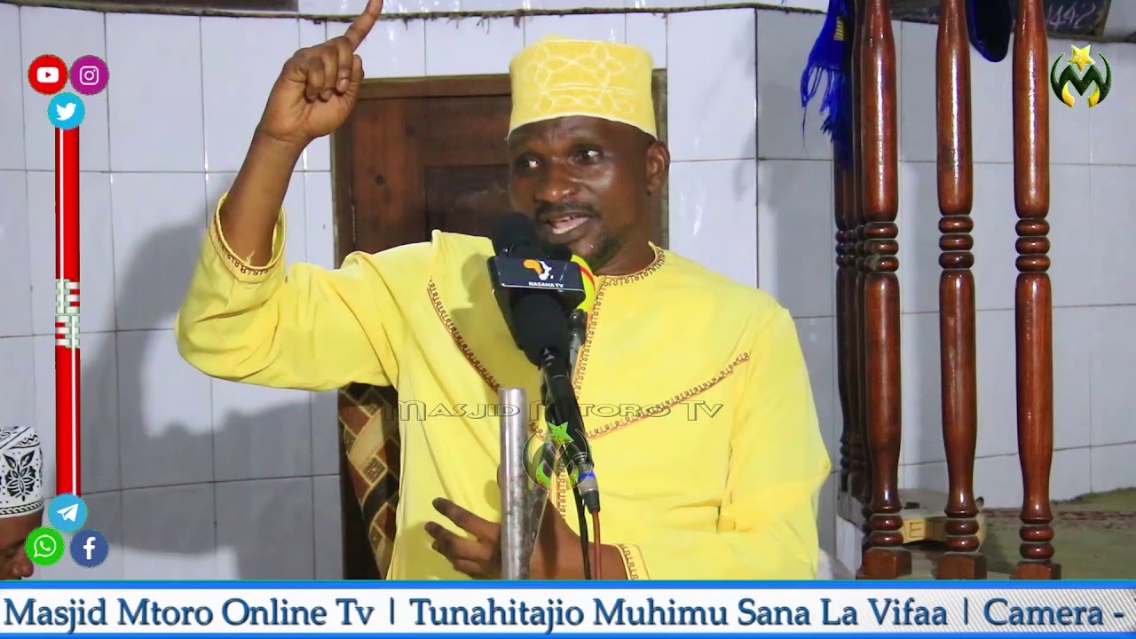 ALHAJ DR SULE  KIPIMO CHA UCHAMUNGU  SIO KUFANYA MEMA  NIKUACHA DHAMBI  Maulid Masjid Mtambani