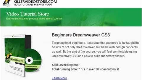 PHP Shopping Cart Beginners Tutorial Video