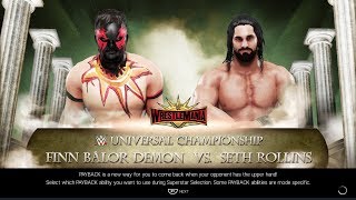 Wwe 2K19 Finn Balor Demon Vs. Seth Rollins Universal Championship