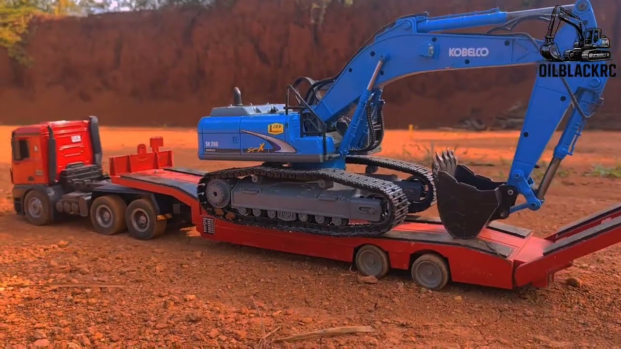 New Project‼️🔥 Insane RC Excavator COBELCO Road Construction on Steep Hill‼️ MUST WATCH‼️”