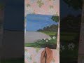 From Blank to Beautiful 🎨✨ #art #painting #shorts #artshorts#nature #aestheic #acrylic painting