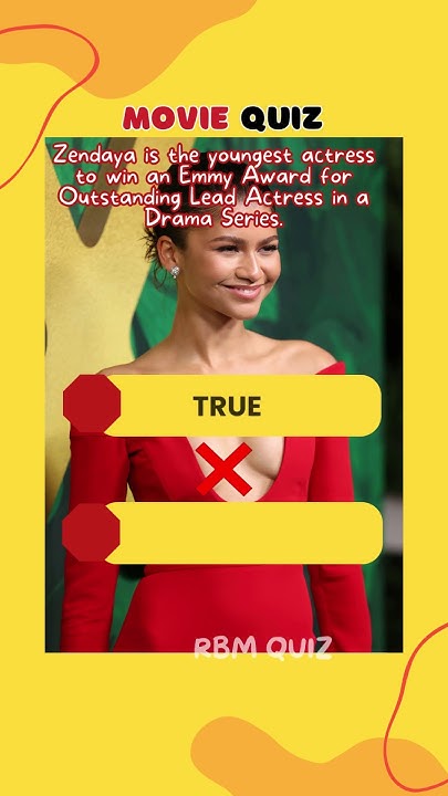 Zendaya | movie quiz 20 #shorts #shortvideo - YouTube