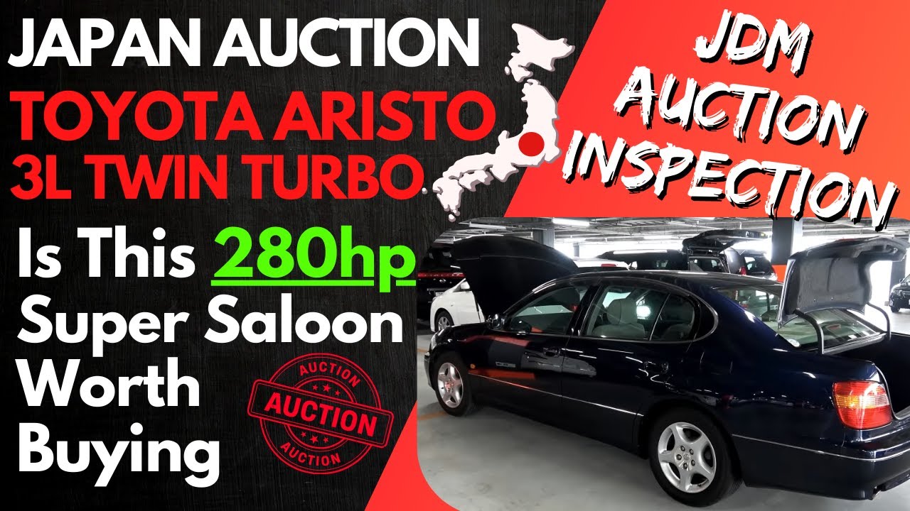 1999 Toyota Aristo V300 JZS161 Twin Turbo | Auction Inspection in