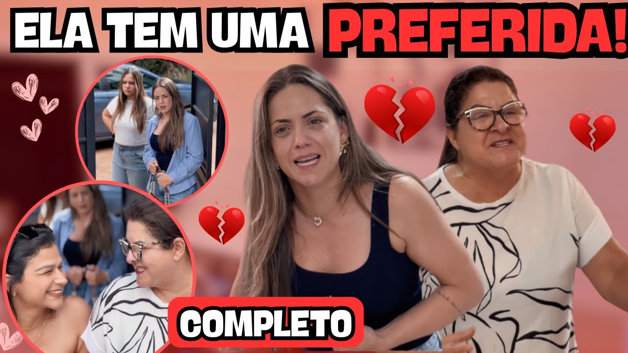 Quando a mãe tem uma filha preferida… e a outra sente na pele a rejeição 💔 | Completo