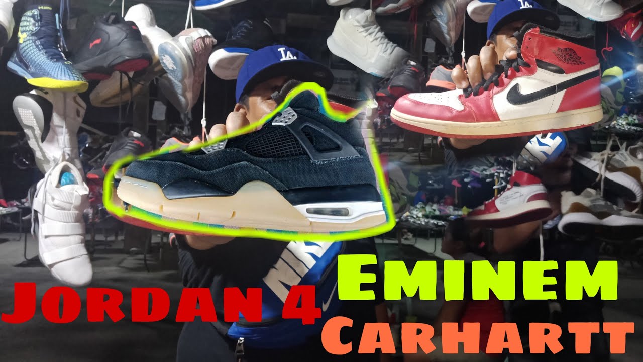 JORDAN 4 EMINEM CARHARTT LUPET! - YouTube