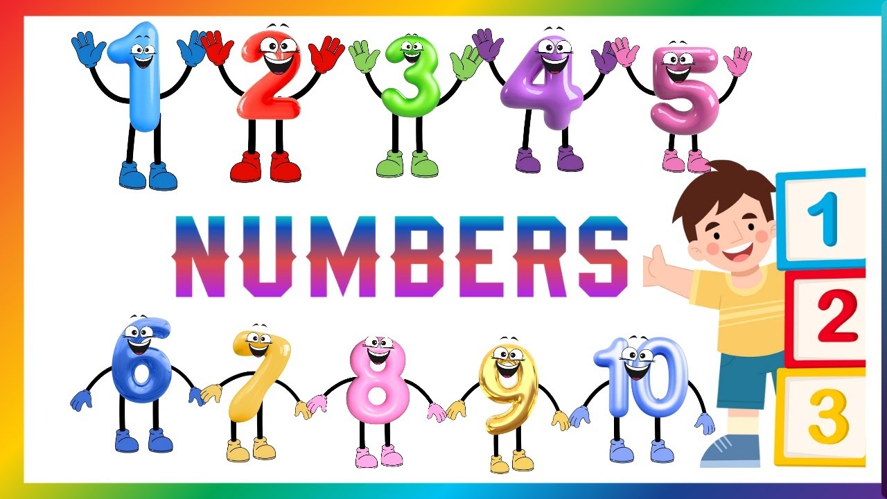 Learn to count numbers from 1 to 10 | learning numbers for kids ...