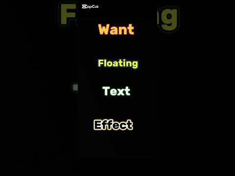 capcut| floating rays text animation| capcut text animation| capcut update #shorts #capcut