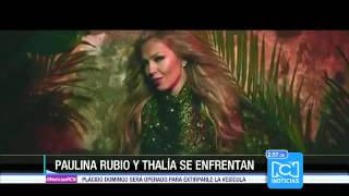 Thalia y Paulina Rubio se enfrentan (Noticias RCN - 15.10.2015)