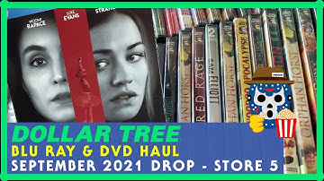 DOLLAR TREE $1 Blu Ray and DVD Movie Hunt SEPTEMBER 2021 Store #5 - More Blu Ray,DC Comic Lego Packs