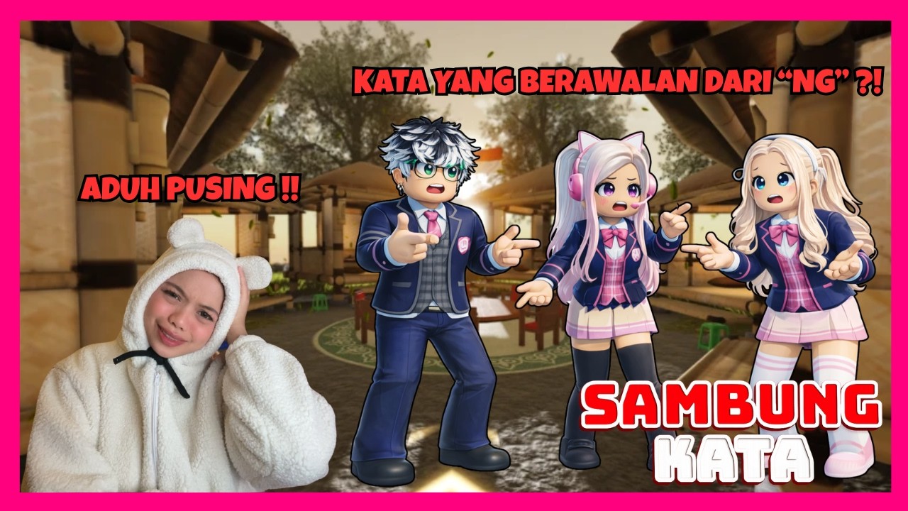 KOCAK! GAME VIRAL SAMBUNG KATA DI ROBLOX! OTAK AUTO NGELAG, BARU MULAI UDAH PANIK 🤯 | SAMBUNG KATA