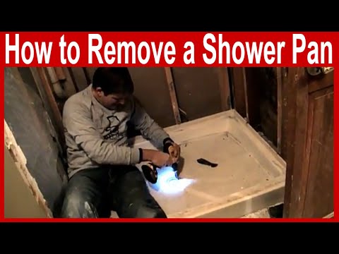 How to Remove a Shower Pan
