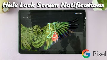 How To Hide Notifications From Lock Screen On Google Pixel Tablet