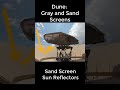Dune gray and sand screens