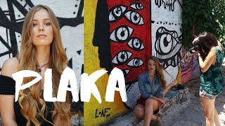 PHOTOSHOOT IN GRAFFITI AREA | Plaka, Greece Travel Vlog