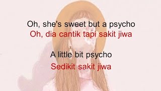 Ava Max - Sweet But Psycho  Lyrics Terjemahan Indonesia 