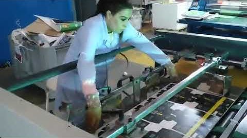 Automatic Spot UV printing machine