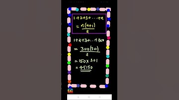 How to find the sum of n natural numbers? #ignite #learn #mathfun #trendingshorts #math #number