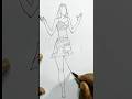 pen drawing #shorts #short video #drawing #pencil art 😍