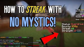 How to streak in The Hypixel Pit to prestige faster! (NO MYSTICS NEEDED!)