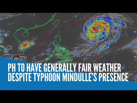 PH to have generally fair weather despite Typhoon Mindulle’s presence