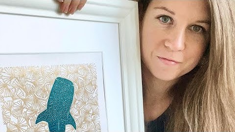 Two block linoprint making  by The Wild Print Studio. Creating beautiful art for your home.