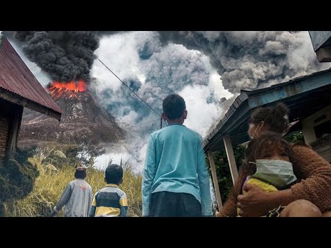 Indonesia in shock! Incredible footage of the  eruption of the Semeru volcano.