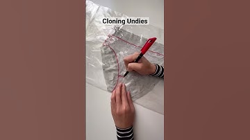 Cloning Underwear: make a #sewingpattern from your fave undies #diy #sewing #handmade #sewinghacks