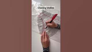Cloning Underwear: make a #sewingpattern from your fave undies #diy #sewing #handmade #sewinghacks