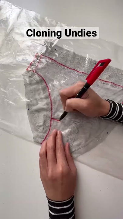 Cloning Underwear: make a #sewingpattern from your fave undies #diy #sewing #handmade #sewinghacks