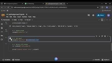 Python Dictionary Operations | Create, Update, Add & Delete Data