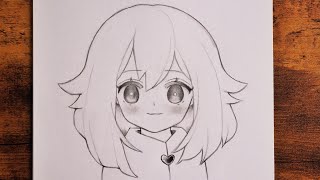 How to Draw Anime | Easy cute girl Drawing step by step