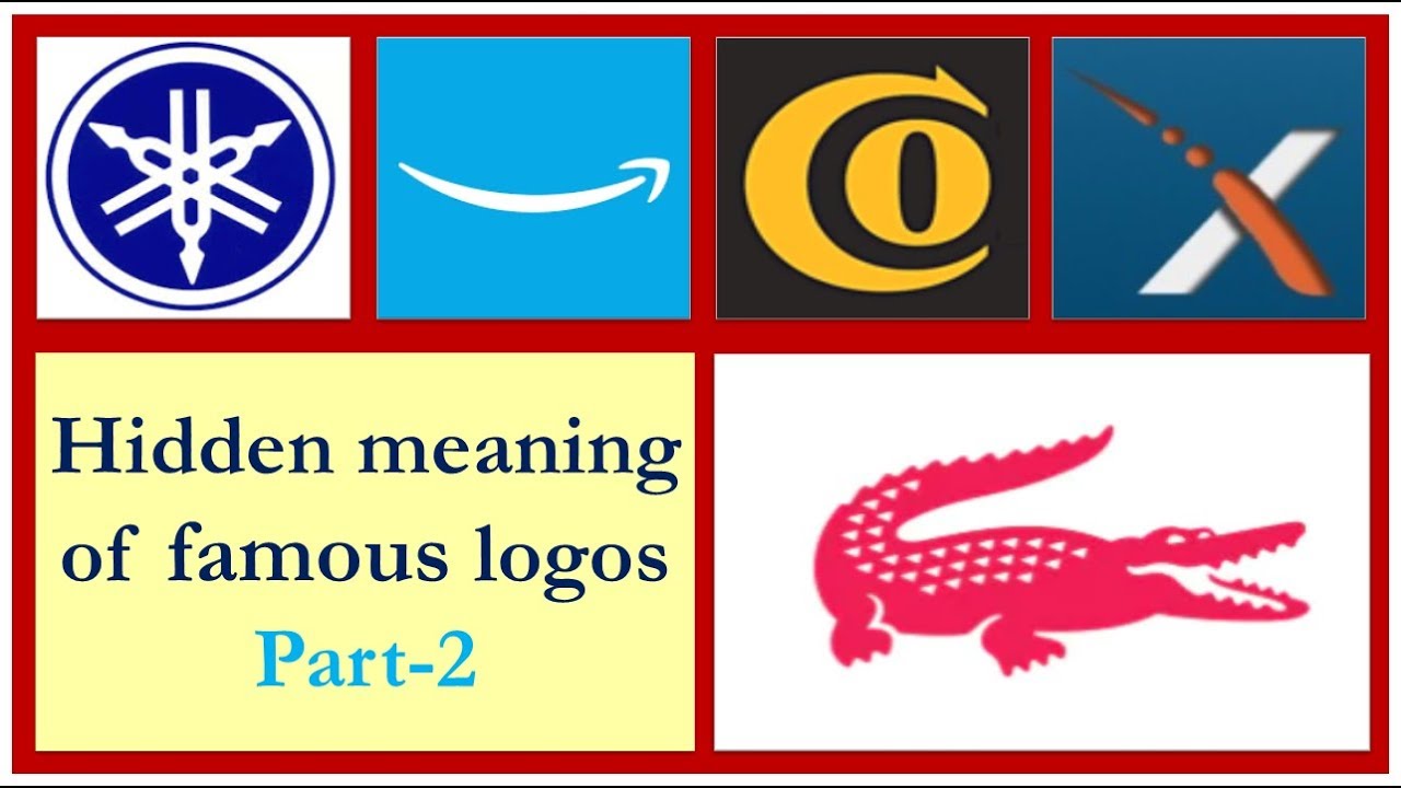 Hidden meanings in 5 famous logos. Part - 2 - YouTube