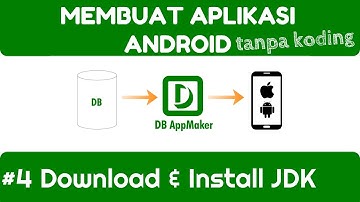 Cara Membuat Aplikasi Android TANPA KODING - #4 Download dan Install JDK