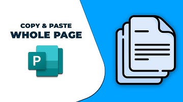 How to copy and paste a whole page in publisher