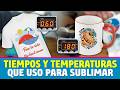 Tiempos y Temperaturas Que Uso Para Sublimar (Tazas, Playeras, Mouse Pads y Puzzles)