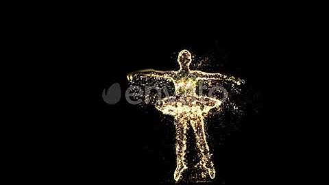 Dancing Ballerina Particles | Motion Graphics - Videohive template