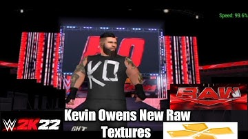 Kevin Owens New textures Wwe2k22 ppsp android